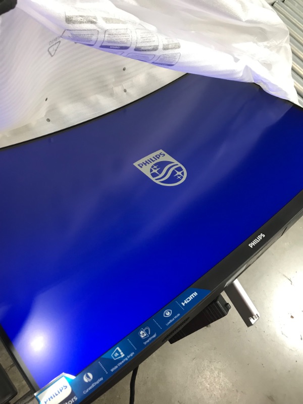 Photo 1 of Philips 322E1C 32" Super-Curved Frameless Monitor, Full HD VA, 104% sRGB, Adaptive-Sync 75Hz, VESA, Black/Silver
