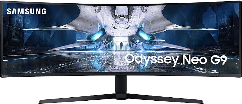 Photo 1 of SAMSUNG 49 inch Gaming Monitor, Ultrawide Curved Monitor, 240hz 1ms, Quantum Mini LED, G-Sync, Monitor Adjustable Height, HDR 2000, Odyssey Neo G9, G95NA (LS49AG952NNXZA)
