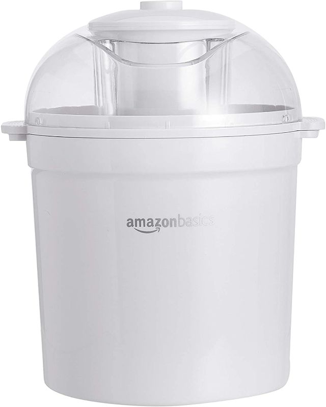 Photo 1 of Amazon Basics 1.5 Quart Automatic Homemade Ice Cream Maker
//dent //dirty //tested power ON