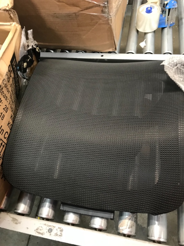 Photo 7 of Big and Tall Office Chair 400lbs Wide Seat Mesh Computer Chair Adjustable Black
