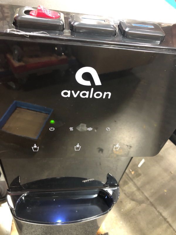 Photo 2 of Avalon Bottom Loading Water Cooler Water Dispenser with BioGuard 3 Temperature Settings  Hot Cold  Room Water Durable Stainless Steel Construction AntiMicrobial Coating ULEnergy Star Approved - parts only