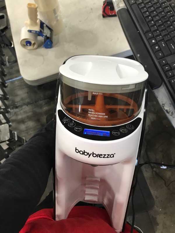 Photo 2 of New and Improved Baby Brezza Formula Pro Advanced Formula Dispenser Machine - Automatically Mix a Warm Formula Bottle Instantly - Easily Make Bottle with Automatic Powder Blending
