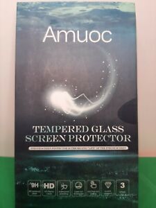 Photo 1 of Amuoc 3 pk Tempered Glass Screen Protector | 6.1" | iPhone 13 / iPhone 13 Pro, 2 PACKS.
