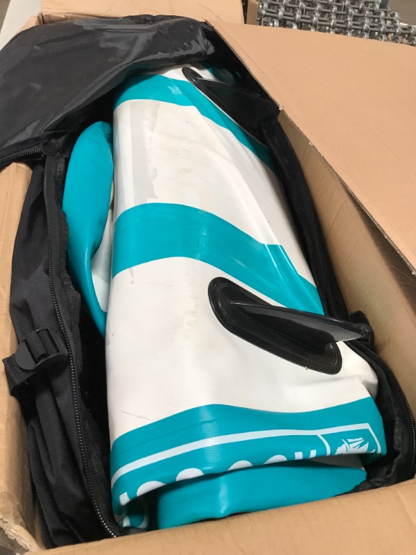 Photo 1 of Roc Inflatable Stand Up Paddle Board with Premium sup Accessories & Backpack, Non-Slip Deck, Waterproof Bag, Leash, Paddle and Hand Pump.