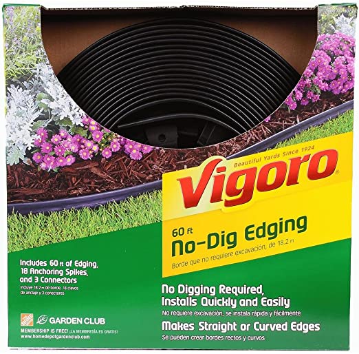 Photo 1 of 60 ft. No-Dig Landscape Edging Kit