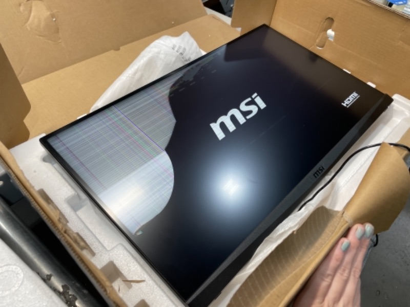 Photo 2 of MSI QHD Rapid-IPS Quantum DOT Gaming Non-Glare Super Narrow Bezel 1ms 2560 x 1440 165Hz Refresh Rate Adjustable Arm G-Sync Compatible 27” Gaming Monitor (Optix MAG274QRF-QD)
