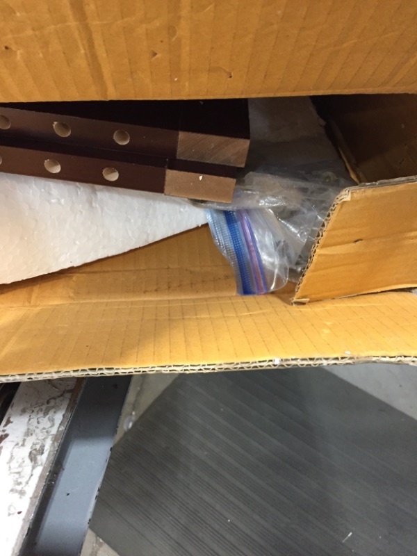 Photo 2 of 
Amazon Basics Modern 5-Tier Ladder Bookshelf Organizer with Solid Rubber Wood Frame, Espresso
Color:Espresso