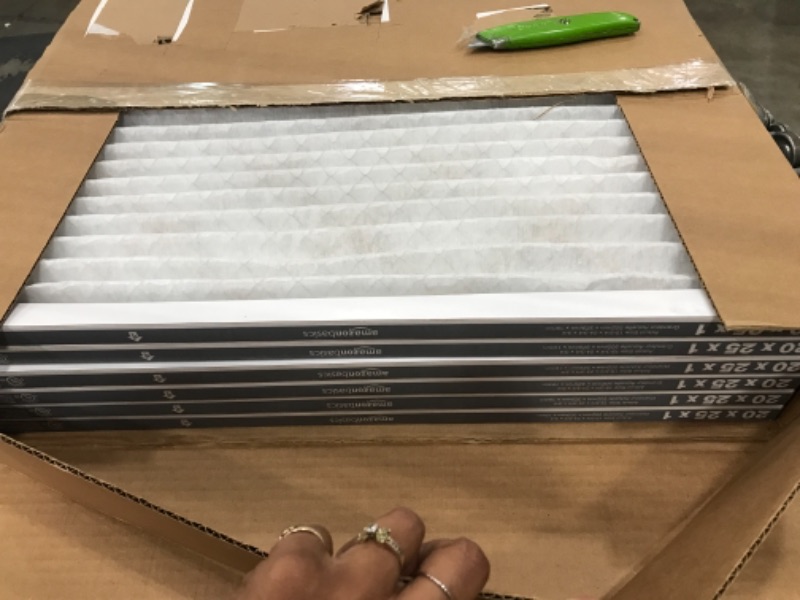 Photo 2 of 6 Amazon Basics Merv 11 AC Furnace Air Filter -20x25x1