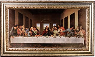 Photo 1 of 34x21 '' last supper on canvas in frame