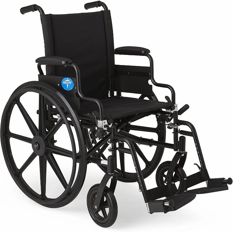 Photo 1 of Medline MDS806500N K4 Lightweight Wheelchairs 18" wide
