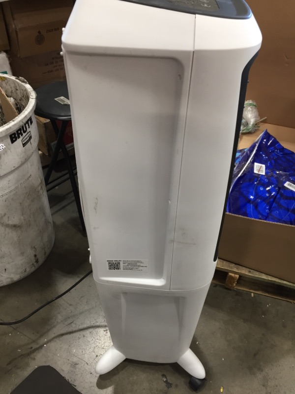 Photo 4 of Honeywell 470-588 CFM Portable Evaporative Tower Cooler with Fan, Humidifier & Remote, 43.5" TC30PEU, White
