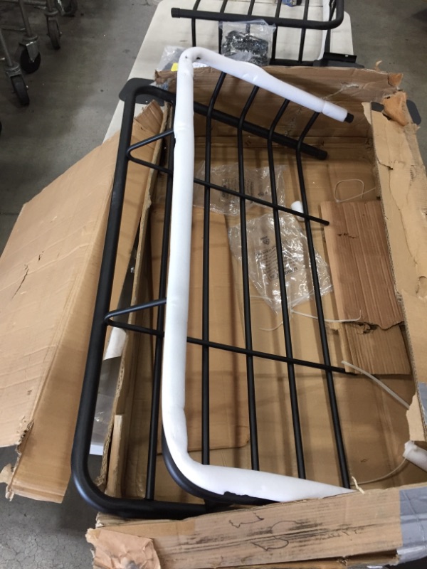 Photo 1 of Ark Motoring Roof Rack, 64"x 39" Rooftop Basket Cargo Carrier with Rack Extension, Tie Down Strap and Net, Black Steel
