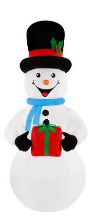 Photo 1 of Home Accents Holiday
6.5 ft Pre-Lit LED Airblown Snowman Christmas Inflatable