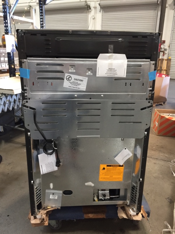 Photo 1 of 5.0 cu. ft. Gas Range with Steam Cleaning Oven in Slate
DAMAGED FROM SHIPPING PLEASE SEE PHOTOS 
