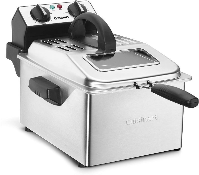 Photo 1 of **parts only ** Cuisinart CDF-200P1 Deep Fryer, 4 Quart, Stainless Steel