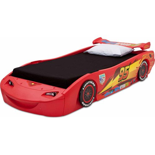 Photo 1 of **parts only*** Delta Children Disney/Pixar Cars Lightning McQueen Plastic Bed, Twin
