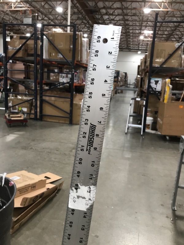 Photo 1 of JOHNSON J60 Aluminum Straight Edge,60 in,Graduated

