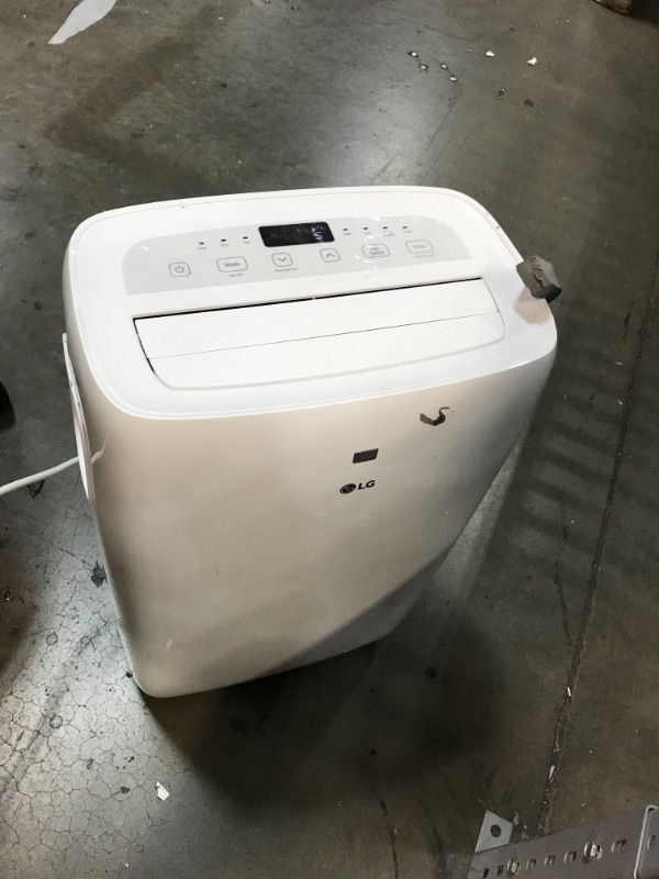 Photo 6 of 6,000 BTU (DOE) 115-Volt Portable Air Conditioner with Dehumidifier Function and LCD Remote in White