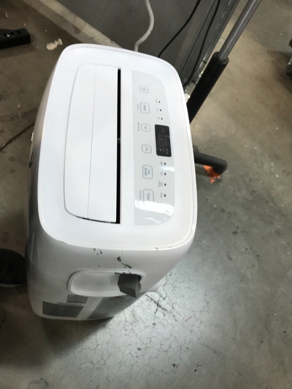 Photo 5 of 6,000 BTU (DOE) 115-Volt Portable Air Conditioner with Dehumidifier Function and LCD Remote in White