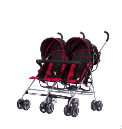 Photo 1 of Dream On Me Twin Stroller, Red
