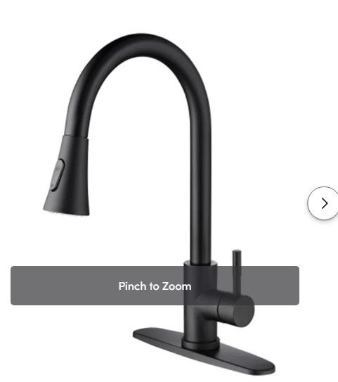 Photo 1 of TH4003MB Kitchen Faucet With Pull Out Spraye Black
