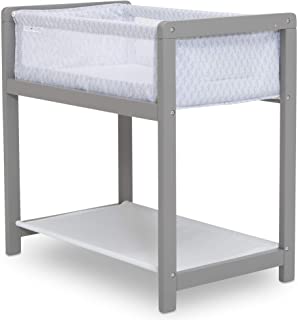 Photo 1 of Delta Children Classic Wood Bedside Bassinet Sleeper - Portable Crib with High-End Wood Frame, Link