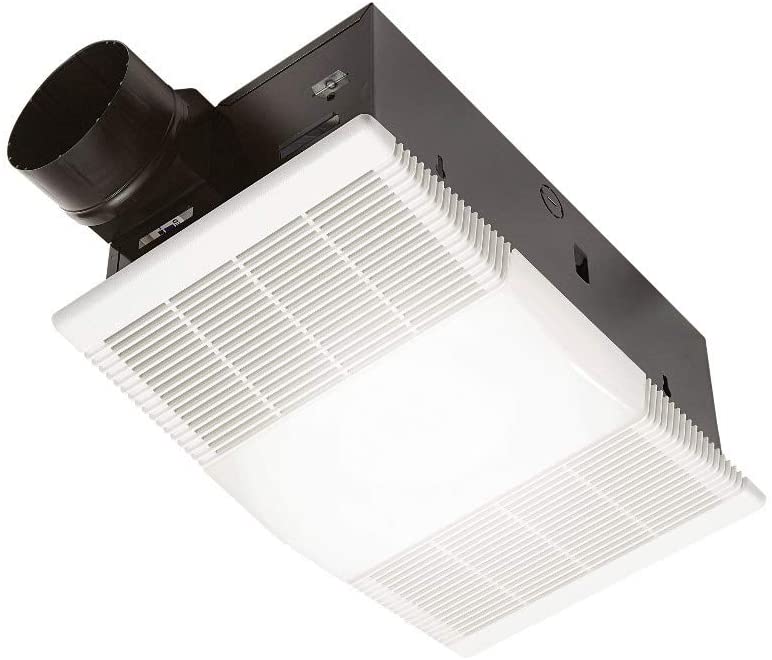 Photo 1 of NuTone 765H80L: 80 CFM 2 Sone Ceiling Mounted Exhaust Fan with Heater and LED Light
