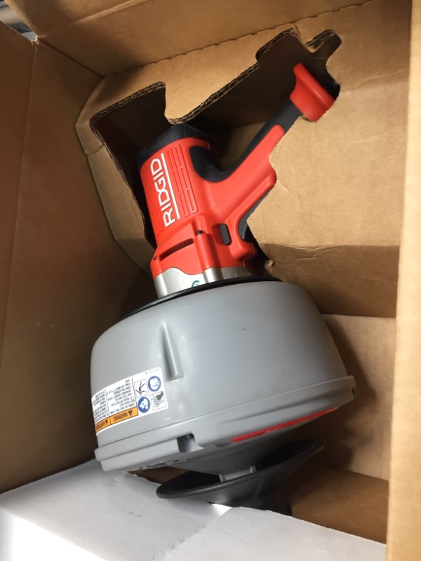 Photo 6 of RIDGID 35473 K-45AF Sink Machine with C-1 5/16 Inch Inner Core Cable and AUTOFEED Control, Sink Drain Cleaner Machine and Bulb Drain Auger
