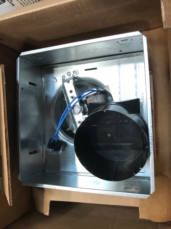 Photo 2 of 50 CFM Ceiling Bathroom Exhaust Fan with Light
