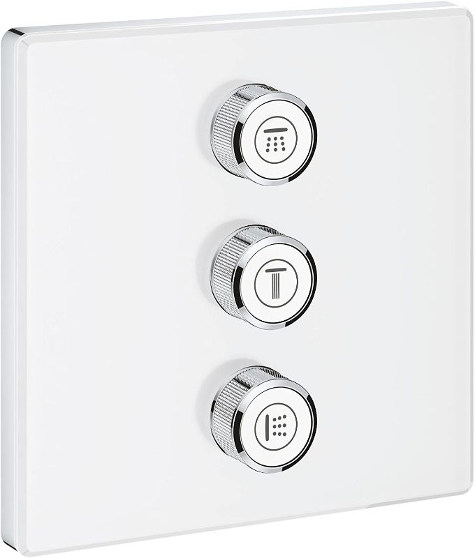 Photo 1 of Grohe 29158LS0 Grohtherm Smartcontrol Triple Volume Control Trim, Without SmartBox, Moon White
