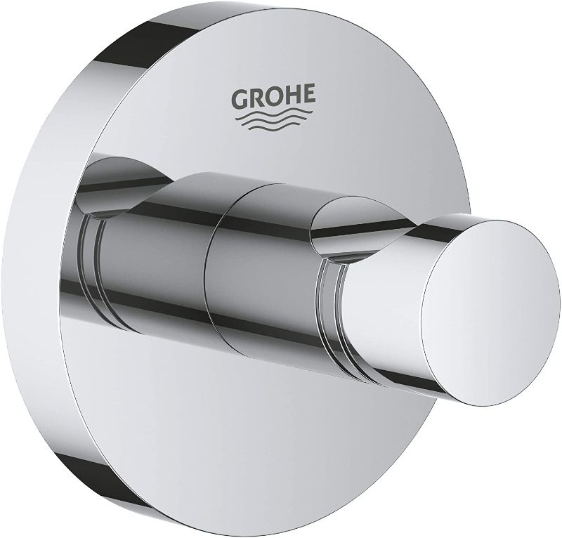 Photo 1 of Grohe 40364001 Essentials Robe Hook, Polished Chrome
