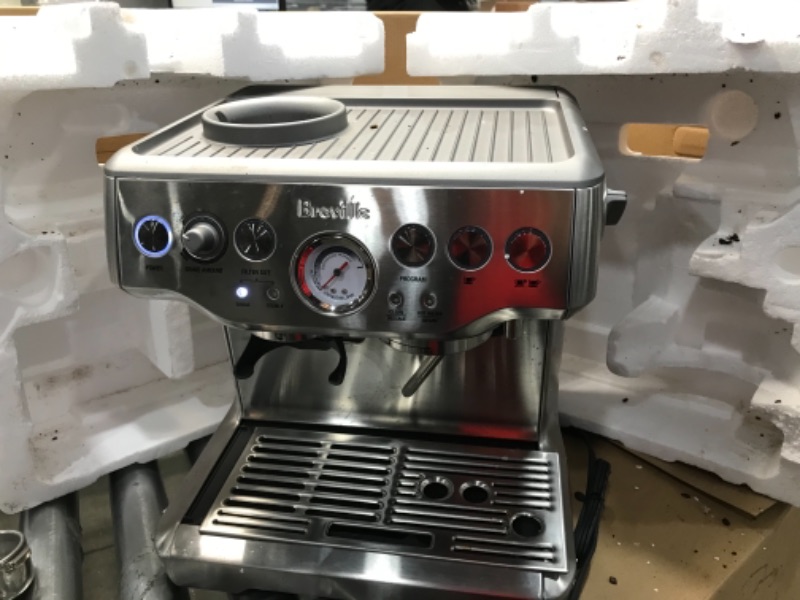 Photo 6 of PARTS ONLY; SHOWED NO SIGNS OF WORKING*
Breville BES870XL Barista Express Espresso Machine, Brushed Stainless Steel
