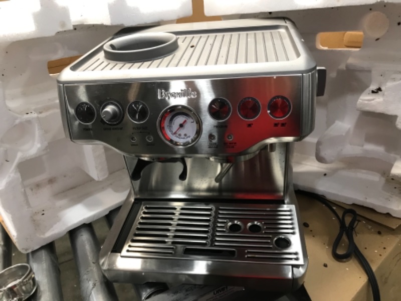 Photo 13 of PARTS ONLY; SHOWED NO SIGNS OF WORKING*
Breville BES870XL Barista Express Espresso Machine, Brushed Stainless Steel
