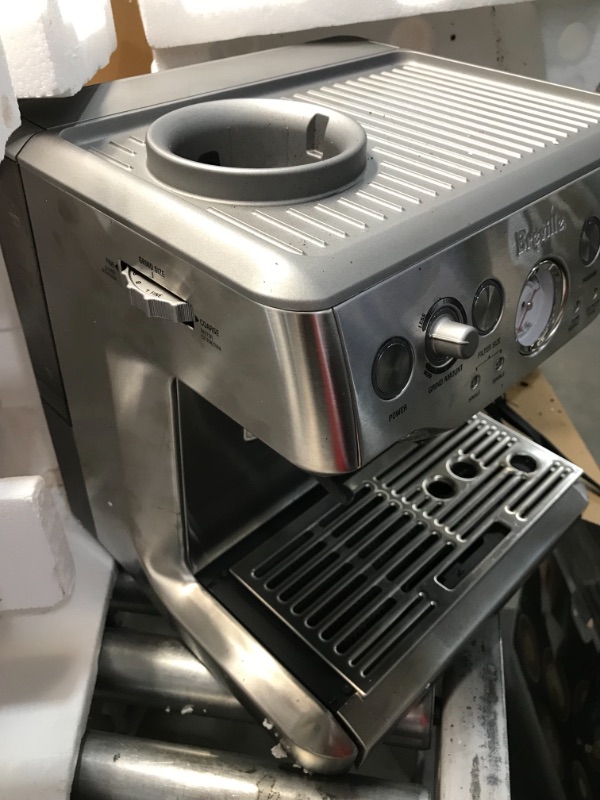 Photo 11 of PARTS ONLY; SHOWED NO SIGNS OF WORKING*
Breville BES870XL Barista Express Espresso Machine, Brushed Stainless Steel
