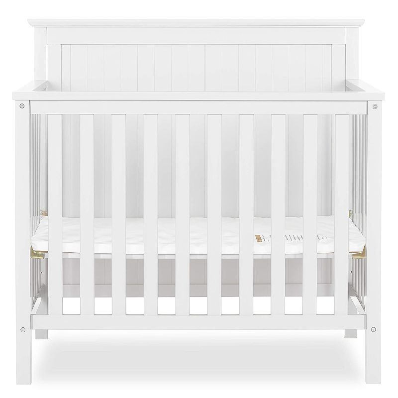 Photo 1 of Dream On Me Ava 4-in-1 Convertible Mini Crib
