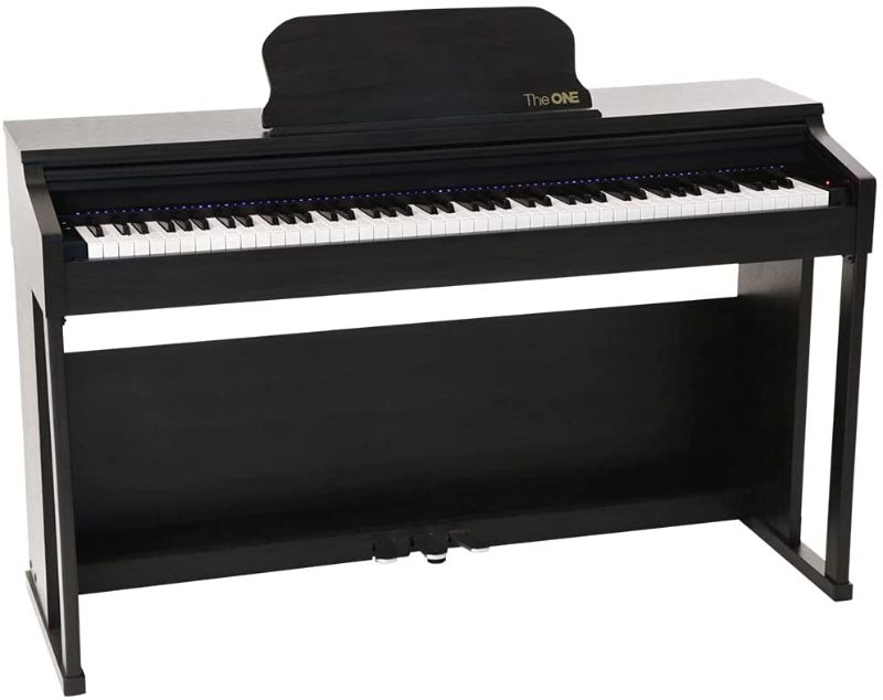 Photo 1 of The ONE Smart Piano, Weighted 88-Key Digital Piano, Grand Graded Hammer-Action Keys Upright Piano-Matte Black
