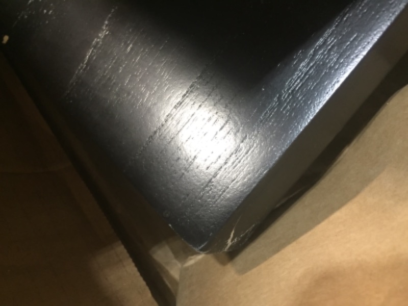 Photo 1 of 27x52" Black table 