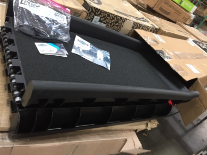 Photo 1 of **BROKEN BUT STILL FUNCTIONS**
PetSafe Happy Ride Folding Pet Ramp, 62 Inch, Portable Lightweight Dog and Cat Ramp, Great for Cars, Trucks and SUVs - Side Rails and High Traction Surface
