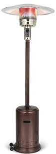 Photo 1 of **USED , MISSING COMPONENTS**
UPHA 46000 BTU Outdoor Patio Heater with Waterproof Cover & Portable Wheels, Bronze Propane Space Heater with ETL Certification, Commercial & Residential 87-inch Floor Standing
