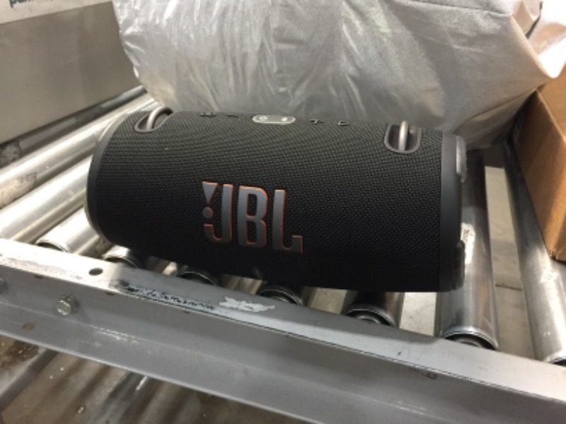 Photo 2 of **TESTED AND FUNCTIONS**
JBL Xtreme 3 Portable Waterproof Bluetooth Speaker Bundle with gSport Hardshell Case (Black)
