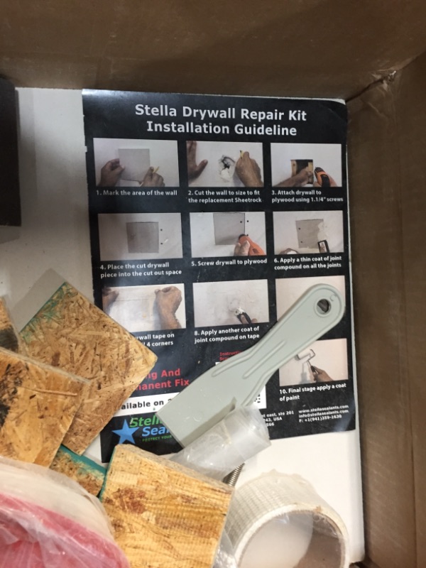 Photo 2 of **USED**
Stella Drywall Repair Kit Pro 
