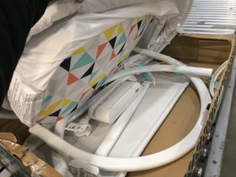 Photo 2 of MISSING PARTS
Fisher-Price Soothing Motions Bassinet Windmill, Baby Cradle with sway Motion, Light Projection, Overhead Mobile, Vibrations and Music
