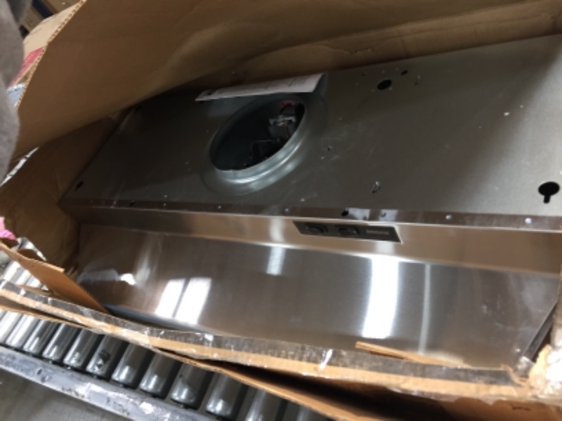 Photo 2 of **MINOR DENTS**
Broan-NuTone 423604 Under Cabinet Range Hood Insert, 36 Inch, Stainless Steel
