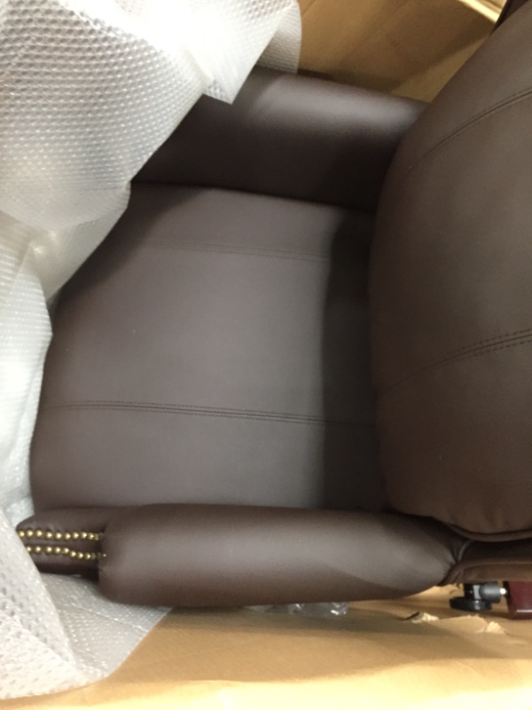 Photo 3 of **PREVIOUSLY USED, MAY BE MISSING PARTS**
Flash Furniture High Back Traditional Tufted Brown LeatherSoft Executive Ergonomic Office Chair with Oversized Headrest & Nail Trim Arms
