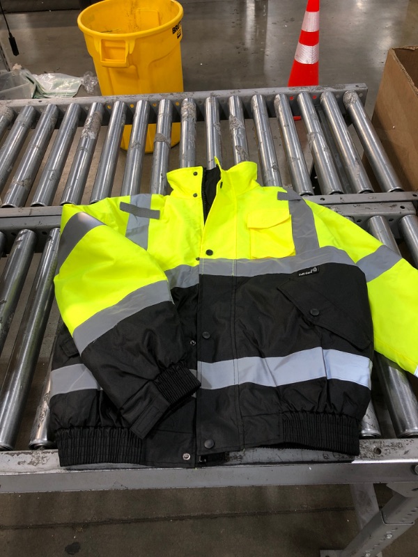 Photo 2 of Tuff Gard- High Visibility Reflective Waterproof Jacket - ANSI Class 3 - Zipper Detachable Lining
