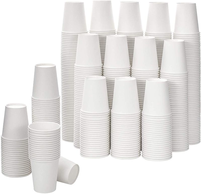 Photo 1 of [592 Pack] 8 oz White Paper Cups, Disposable Paper Cups,