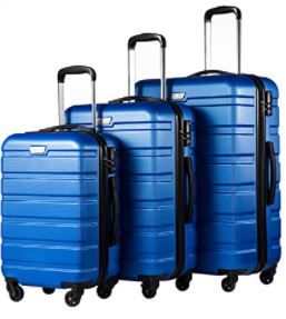 Photo 1 of COOLIFE Luggage 3 Piece Set Suitcase Spinner Hardshell Lightweight TSA Lock 