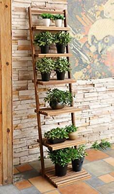 Photo 1 of 
HYNAWIN Book Shelf 6-Tier Leaning Ladder Shelf-Storage Organizer