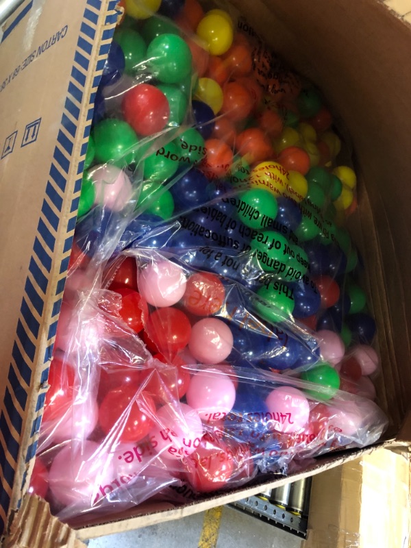 Photo 2 of Click N' Play Phthalate Free & BPA Free, Crush Proof Ball Pit Balls, Bulk 998 pack