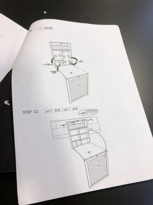 Photo 1 of FOH FOLD OUT WALL MOUNTED DESK WITH STORAGE